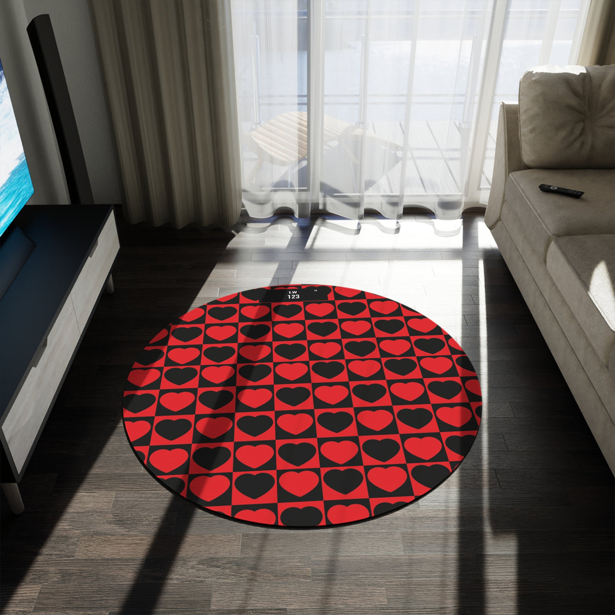 LW 123  Round Rug