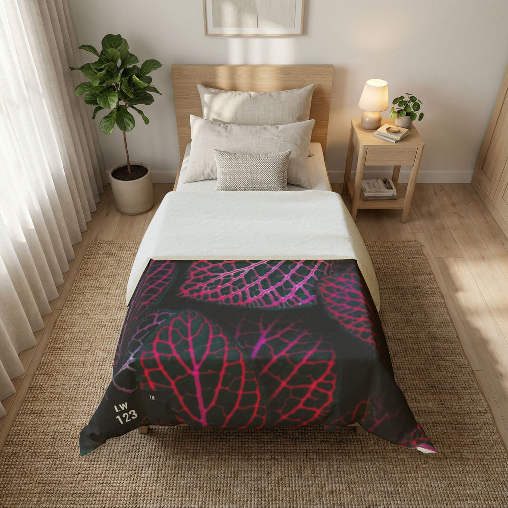 LW 123 Leaf Cotton Duvet Cover