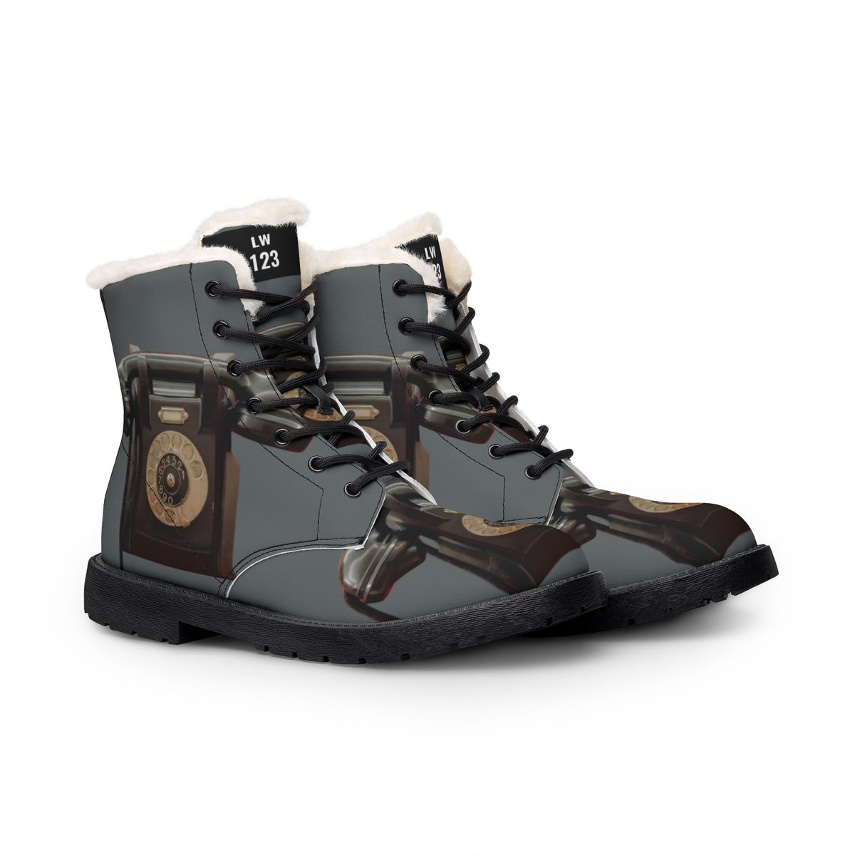 LW 123 Women's Fur and Leather Boots