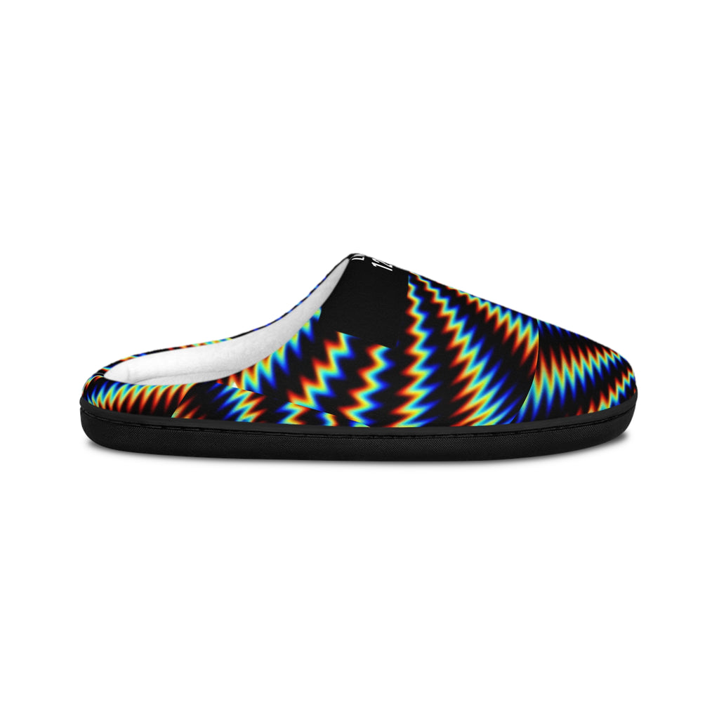 LW 123 Psychedelic Zigzag Indoor Slippers
