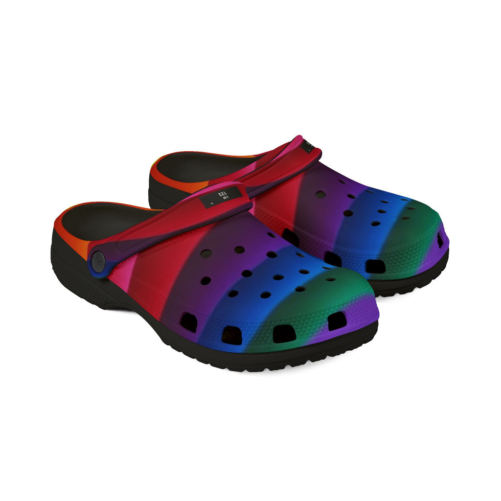 LW 123 Rainbow Gradient EVA Foam Clogs