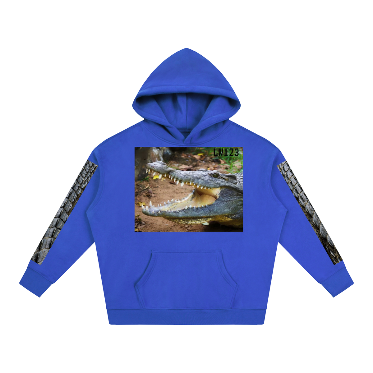 LW 123 Oversize Fleeced Hoodie