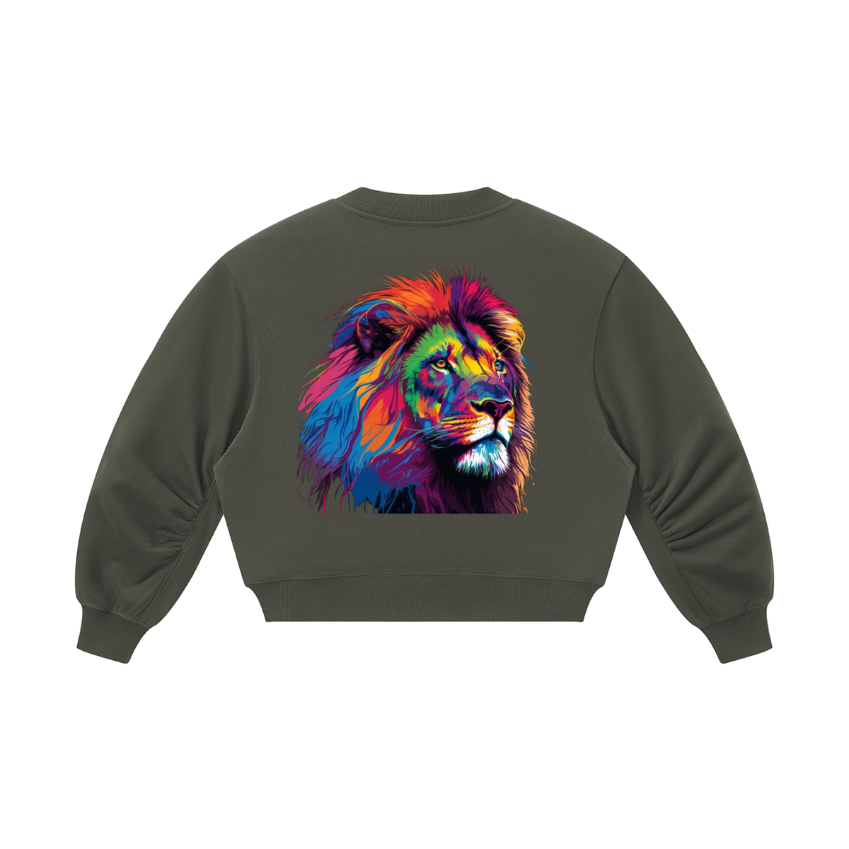 LW 123 Women’s Crop V-Neck Sweatshirt