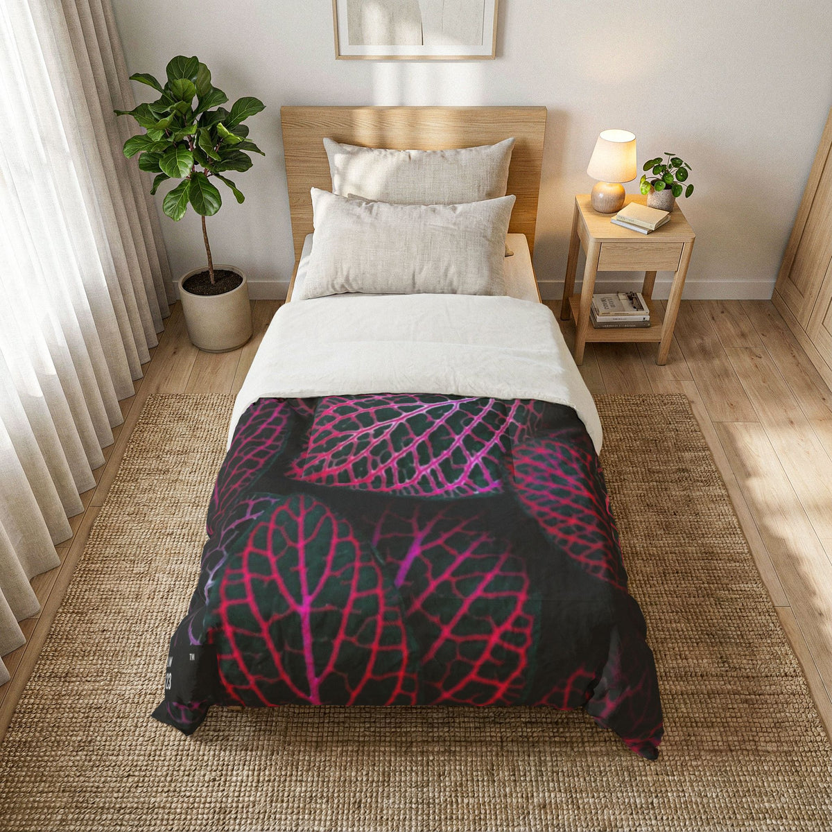 LW 123 Leaf Cotton Comforter