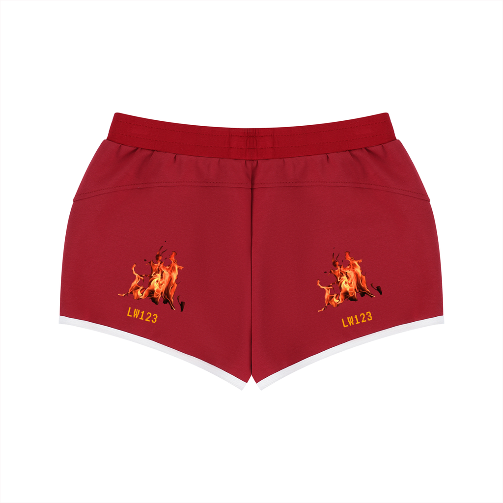Women's Retro Contrast Binding Shorts
