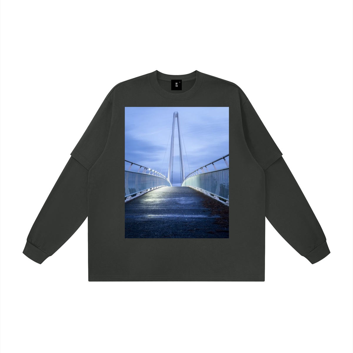 LW 123  Layered Oversized T-Shirt