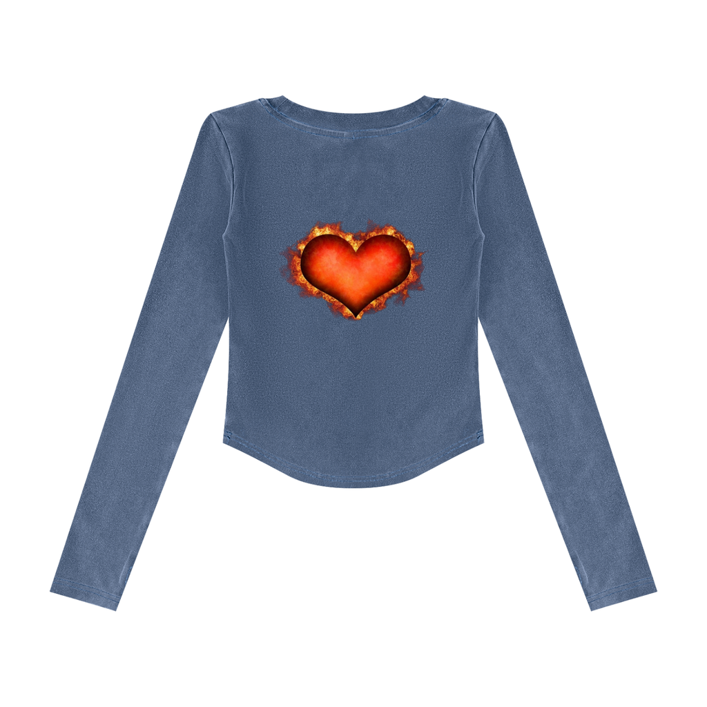 LW 123 Women’s Vintage Wash Crop T-Shirt