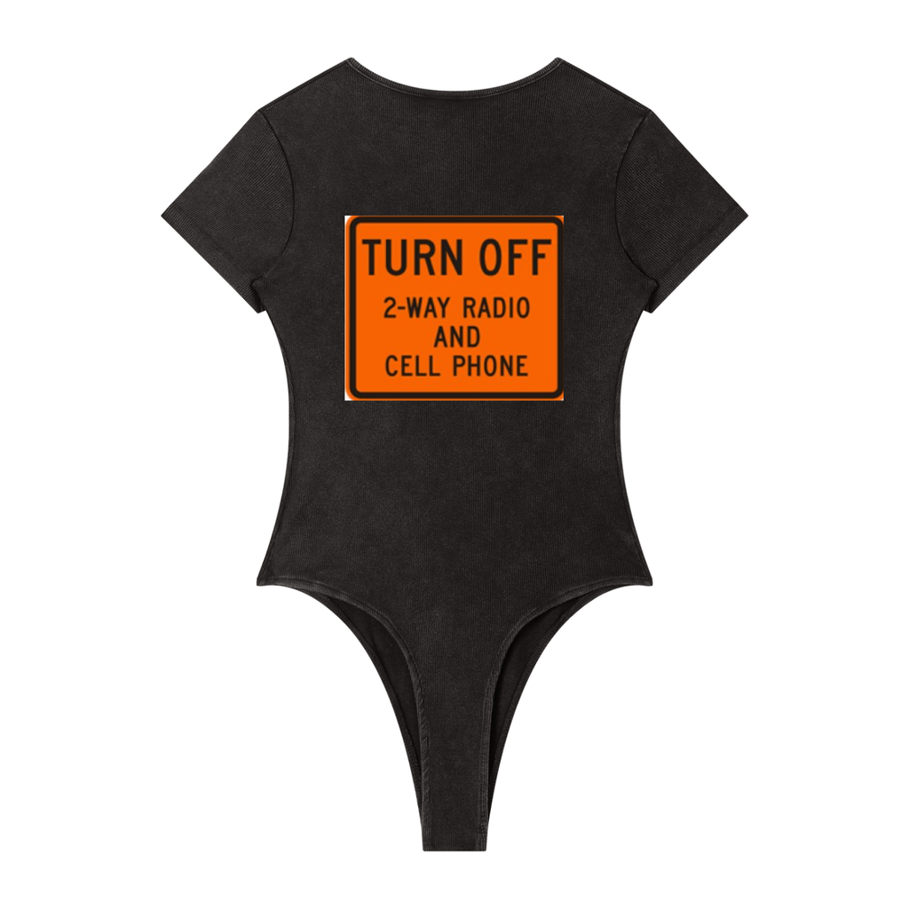Women's Mineral Wash Crewneck Bodysuit