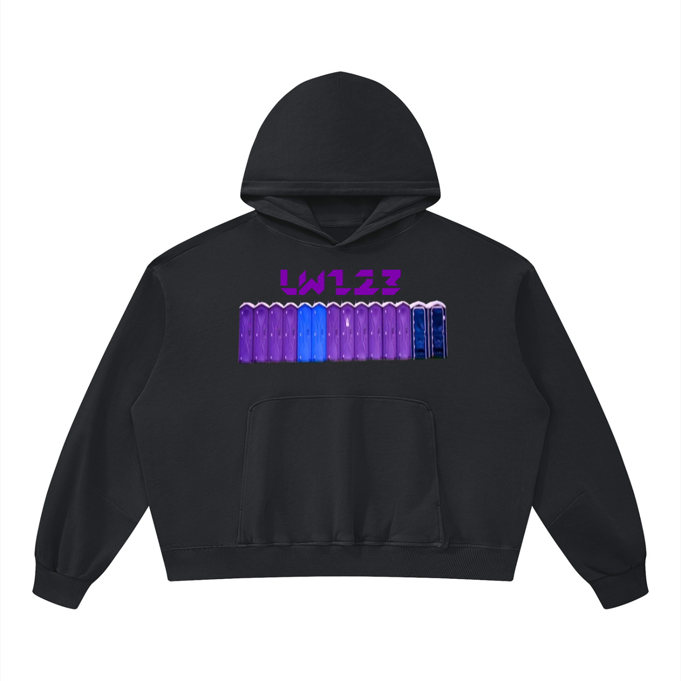 LW 123  Boxy Vintage Washed Hoodie