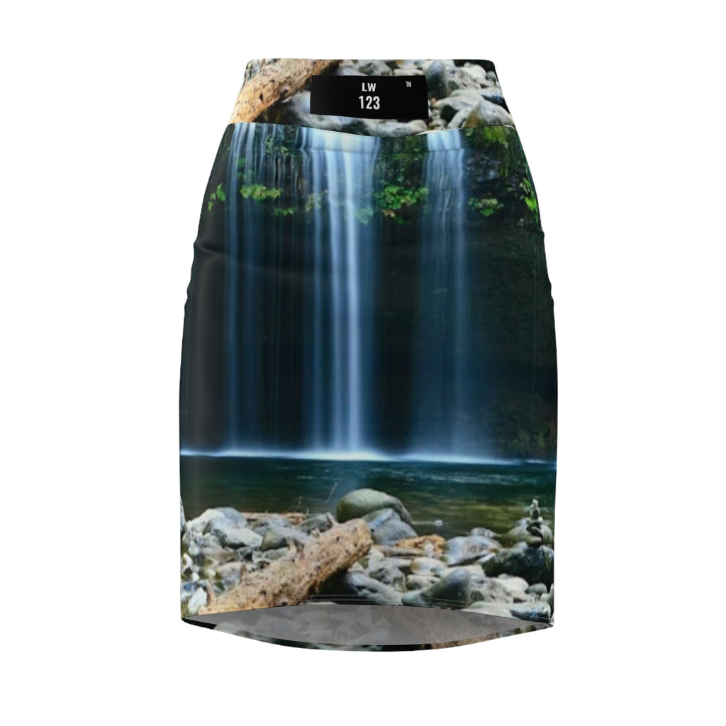 LW 123 Women's Pencil Skirt (AOP)