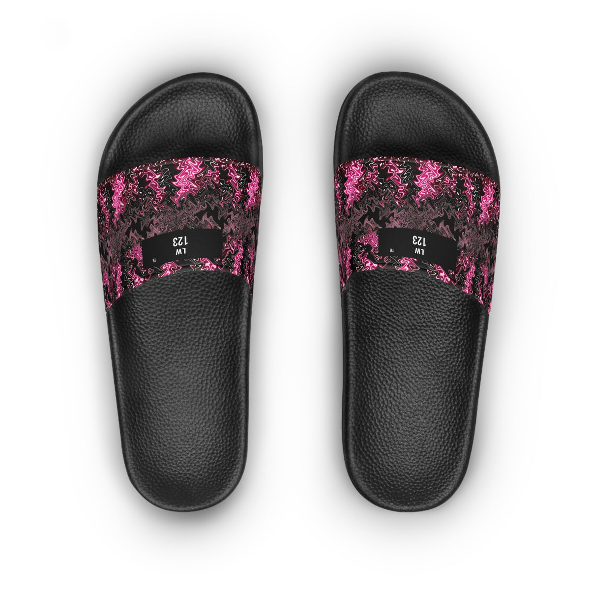 LW 123 Pink Camo Slide Sandals — Women's Casual Pool & Beach Slides