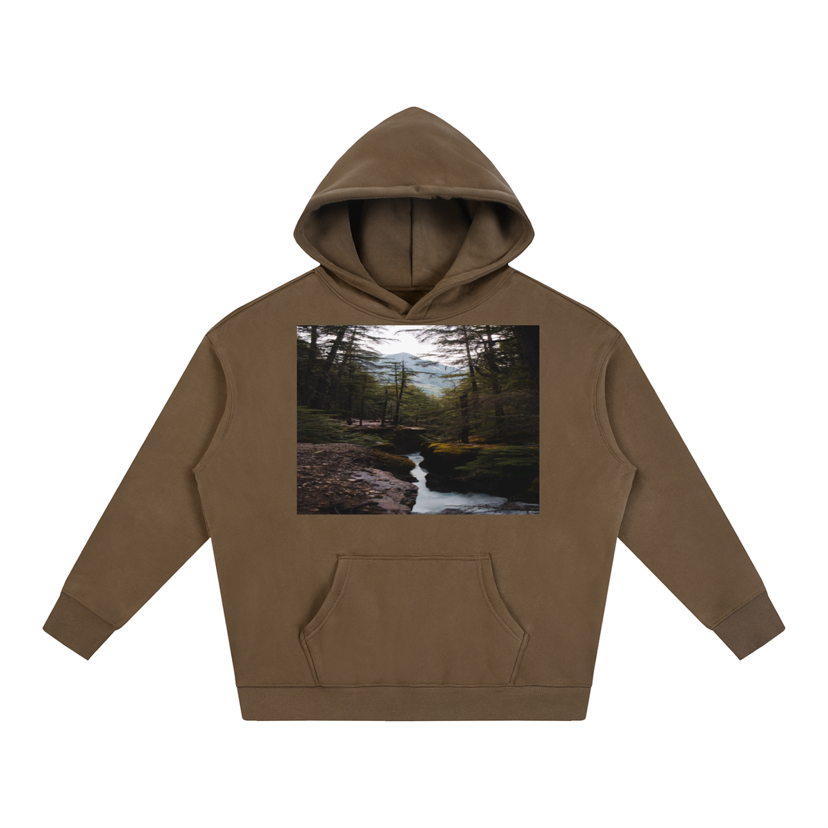 LW 123 Oversize Fleeced Hoodie
