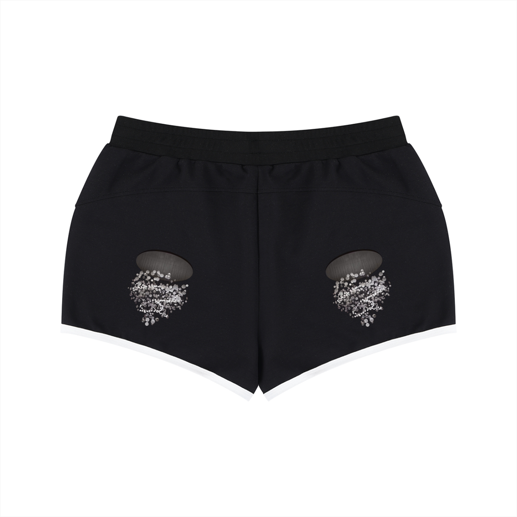 LW 123 Women's Retro Contrast Binding Shorts