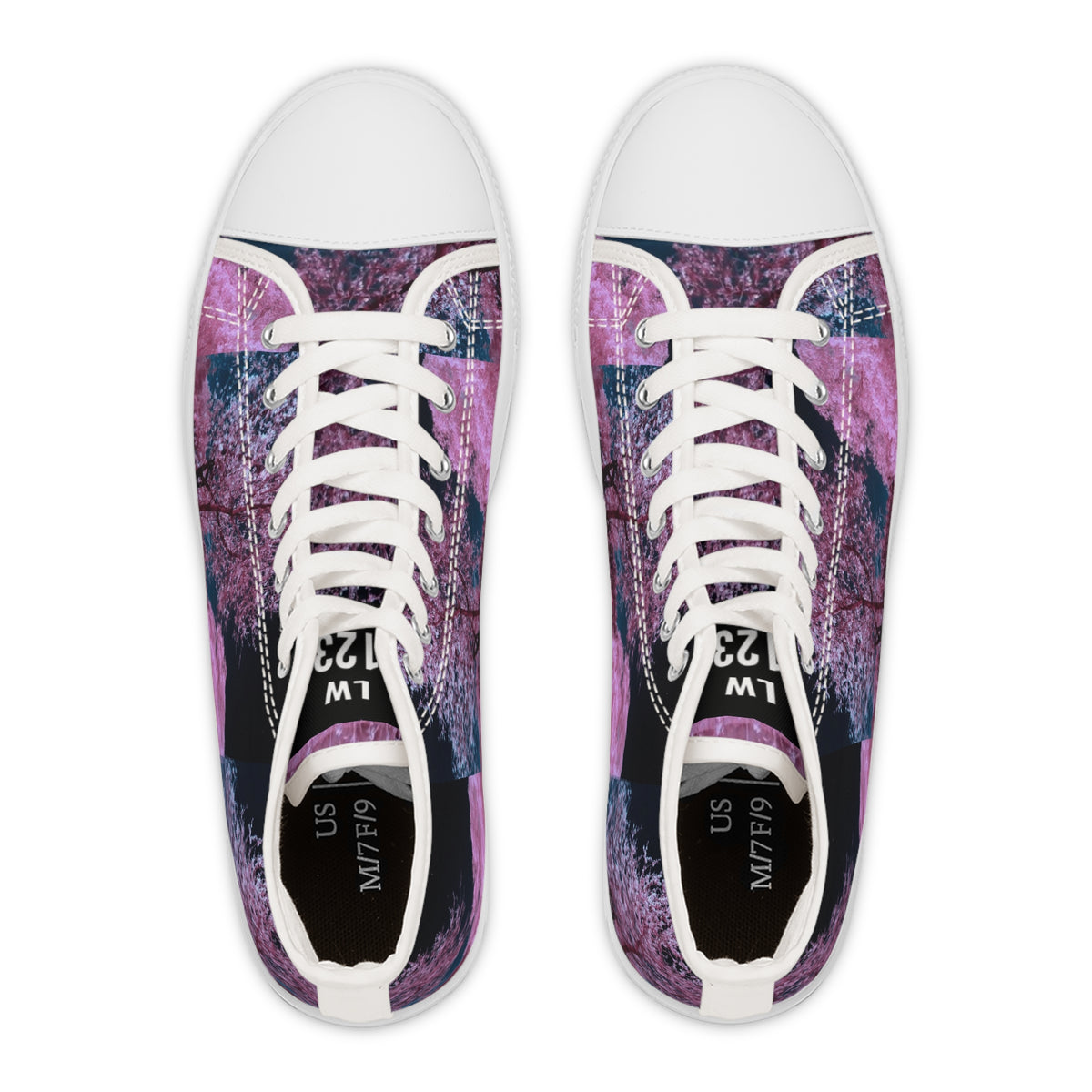 LW 123 Cherry Blossom High-Top Sneakers