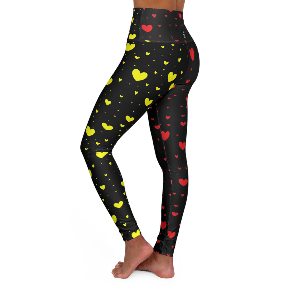LW 123 High Waisted Yoga Leggings (AOP)