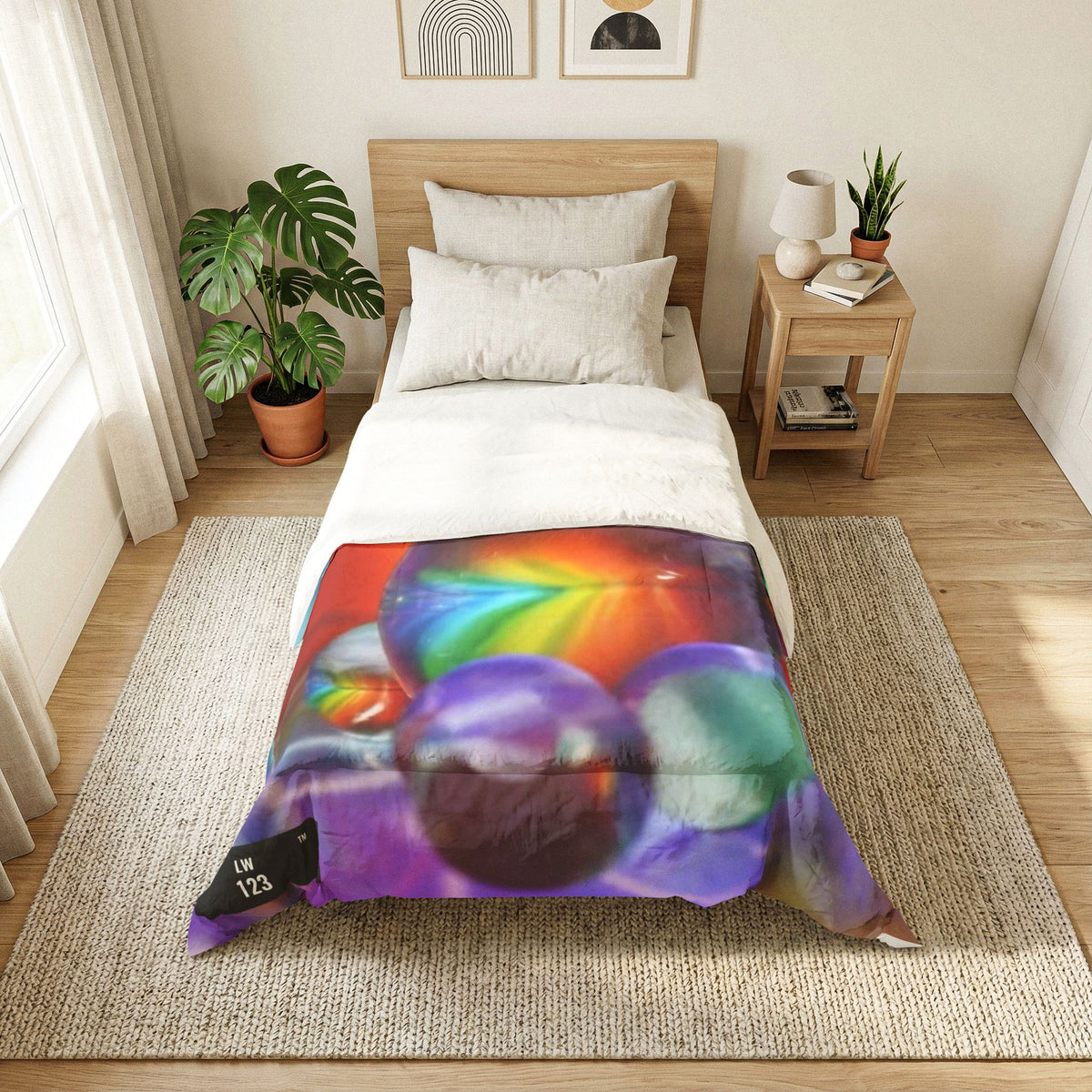 LW 123 Bubble Cotton Comforter —