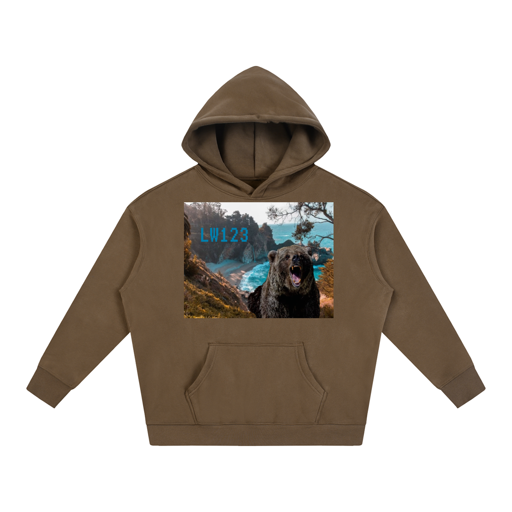 LW 123 Oversize Fleeced Hoodie