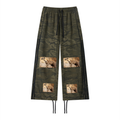 Unisex Camo Wide Leg Sweatpants