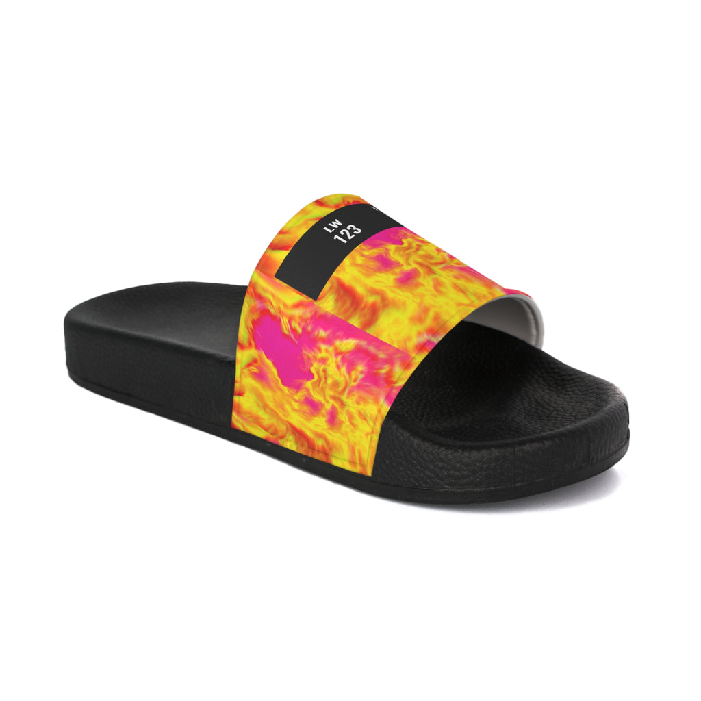 LW 123 Slide Neon Flame Sandals