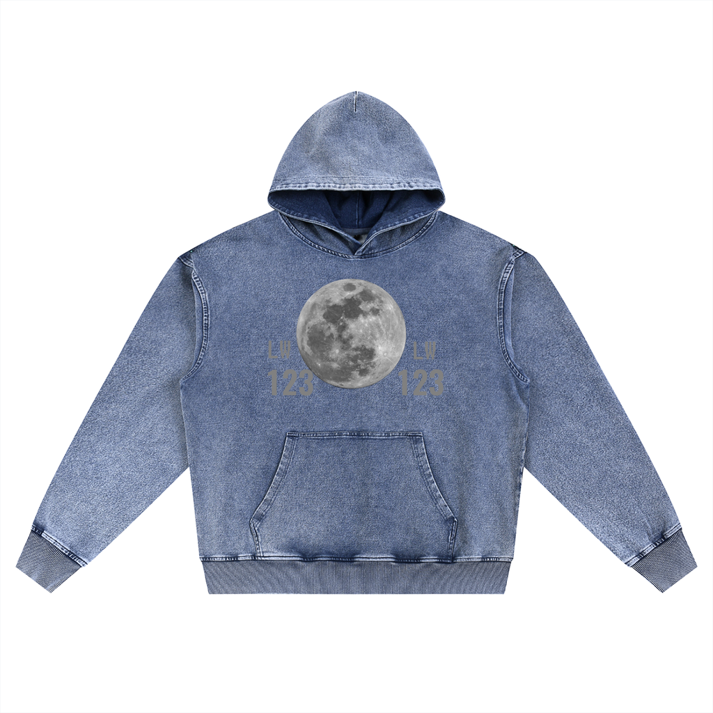 Snow Wash Oversized Hoodie