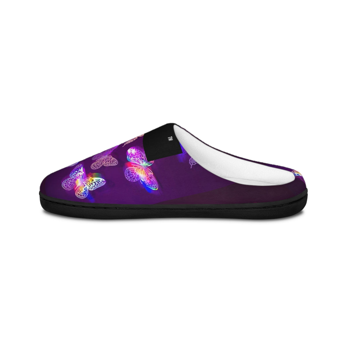 LW 123 Purple Butterfly Indoor Slippers