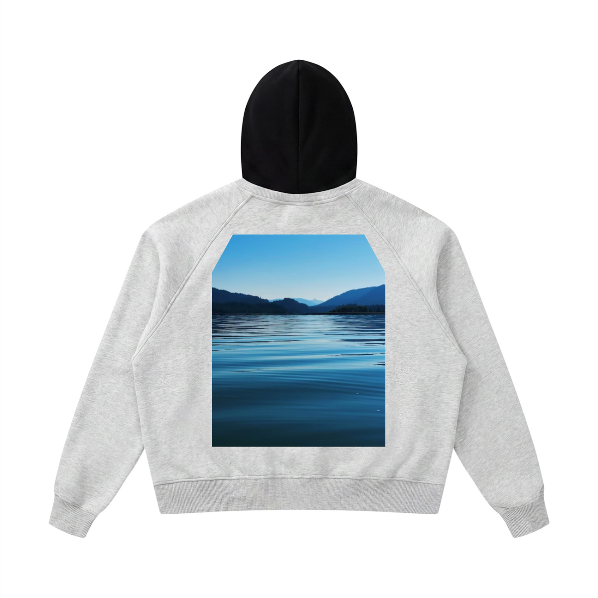 LW 123 Fleece Raglan Color Block Hoodie