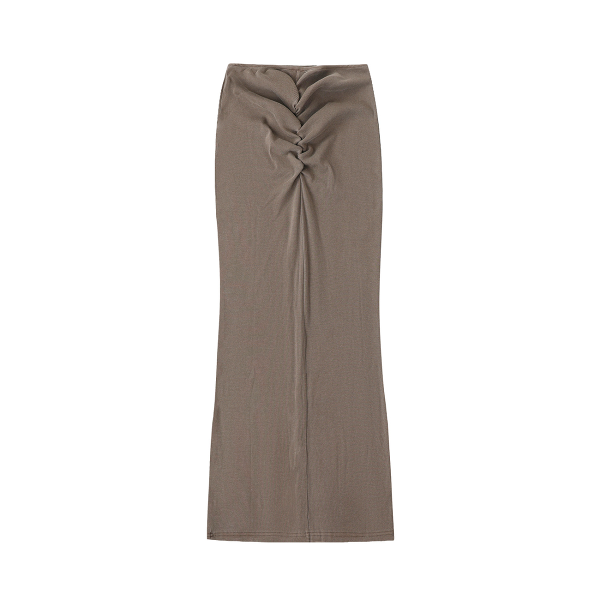 LW 123  Drawstring Maxi Skirt