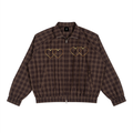 LW 123 Plaid Full-Zip Track Jacket