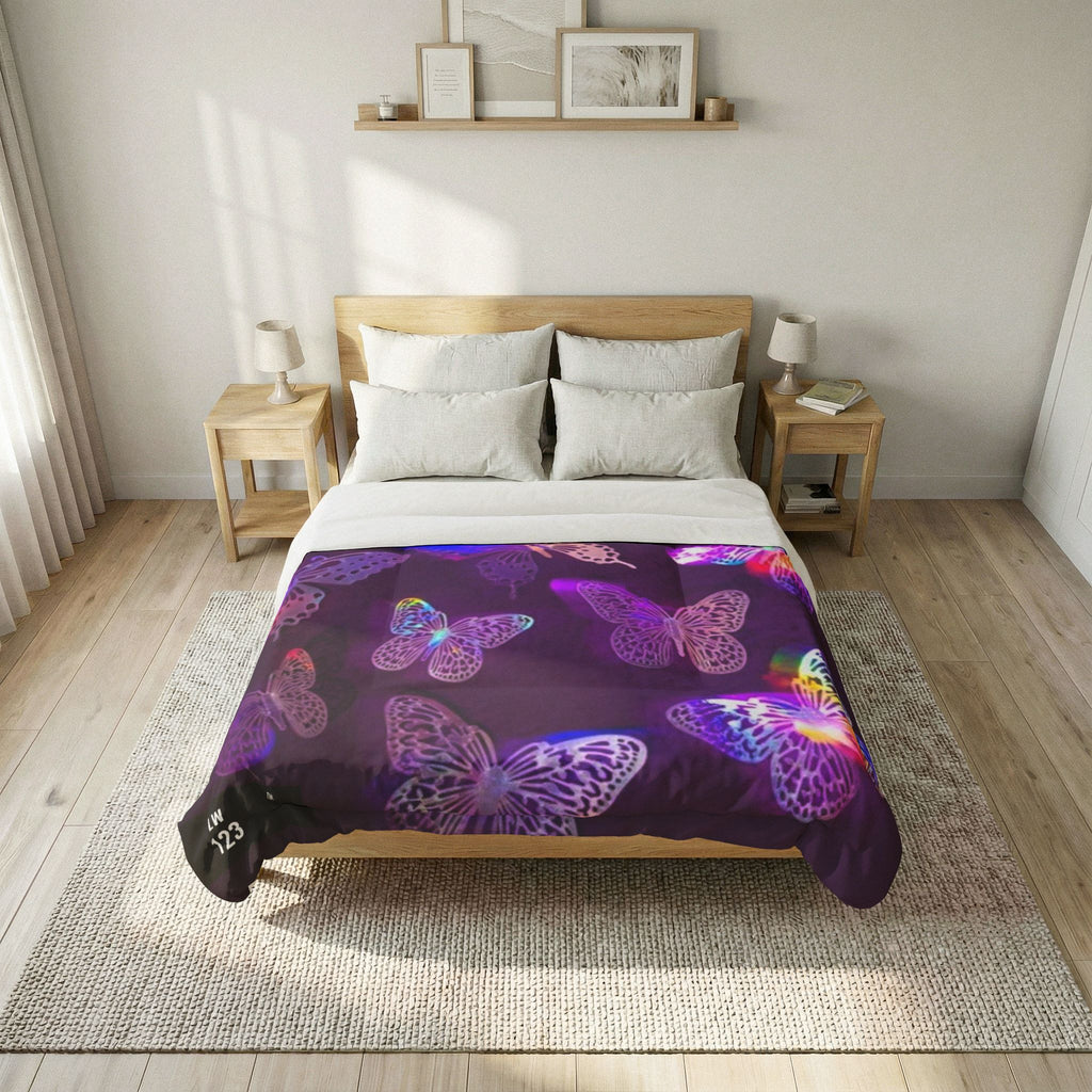LW 123 Butterfly Glow Cotton Comforter