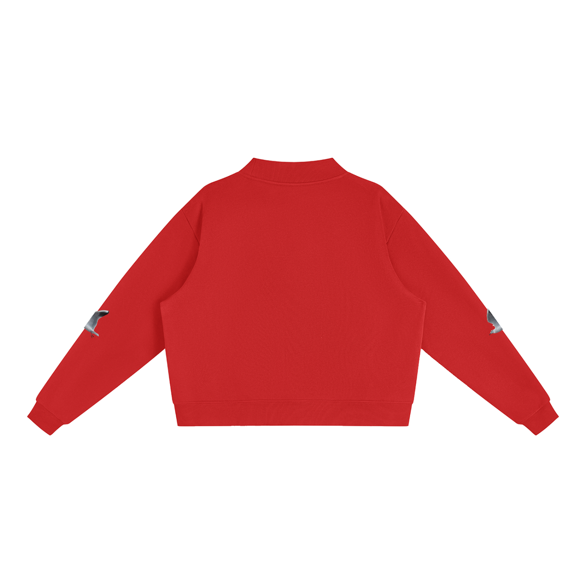LW 123 Fleece Mock-Neck Crew Sweatshirt