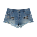 LW 123 Raw Hem Denim Shorts