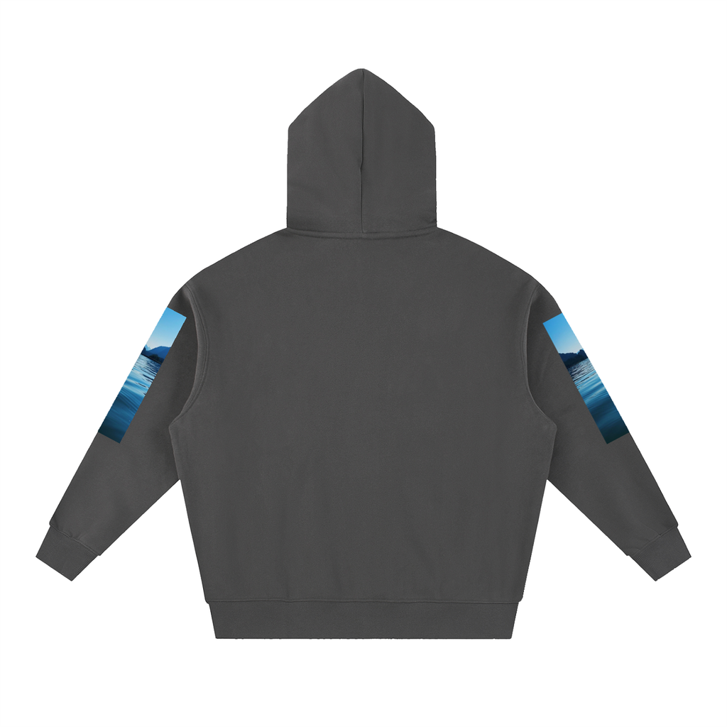 LW 123 Oversized Boxy Fit Fleece Hoodie