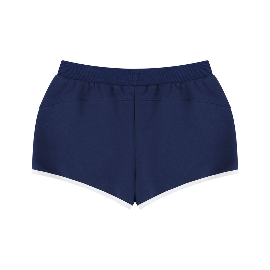 Women's Retro Contrast Binding Shorts