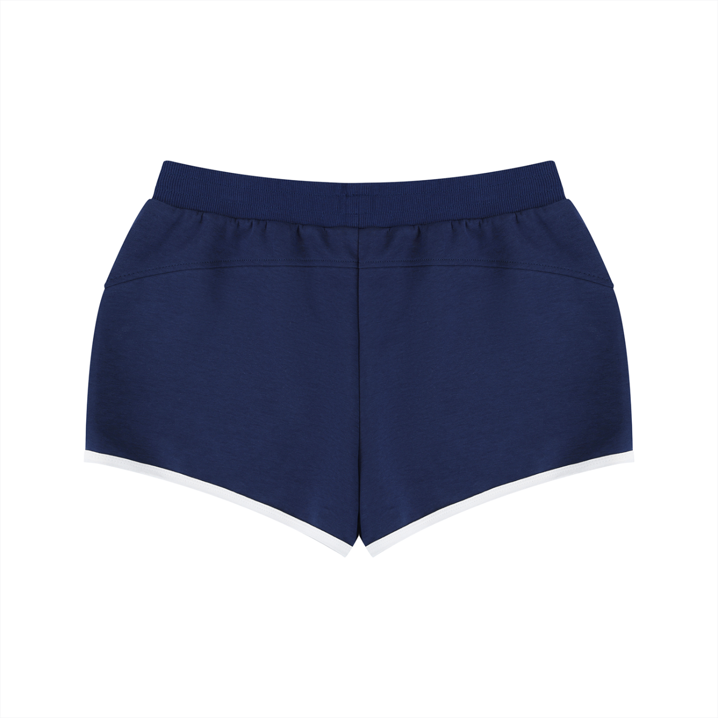 Women's Retro Contrast Binding Shorts