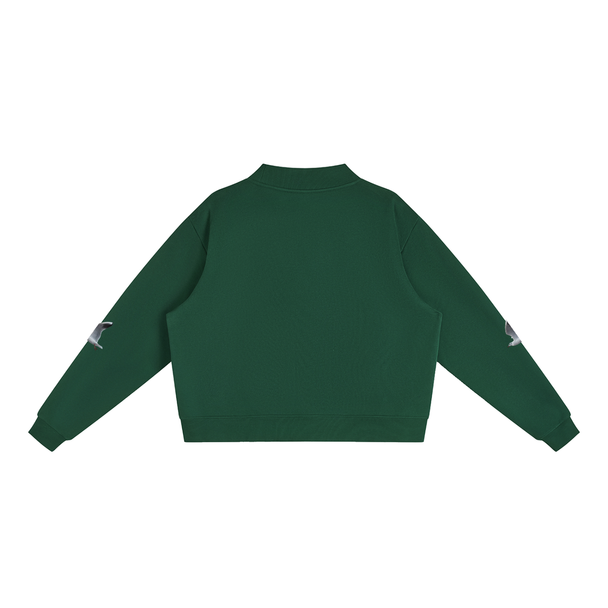 LW 123 Fleece Mock-Neck Crew Sweatshirt