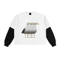 LW 123 Layered Sleeve Cotton T-Shirt