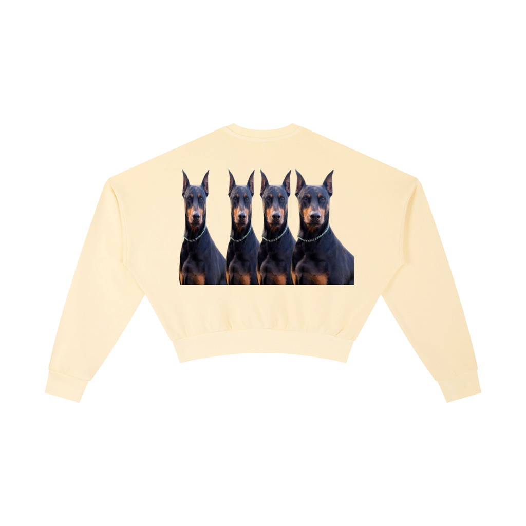 Vintage Washed Cropped Sweatshirt
