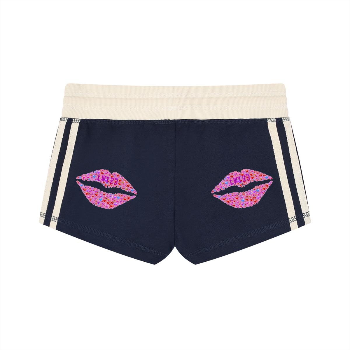 LW 123 Contrast Stripe Track Shorts