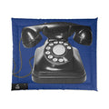 LW 123 Vintage Rotary Phone Comforter – Retro Telephone Bedding in Navy