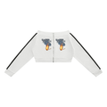 LW 123 Women's Off-Shoulder Full Zip Hoodie