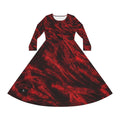 LW 123 Women's Long Sleeve Dance Dress (AOP)
