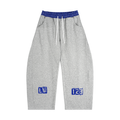 Plaid Waistband Barrel Sweatpants