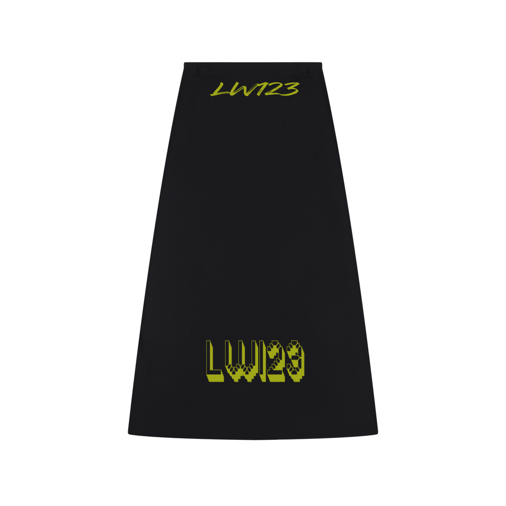 Women's Solid Color Knit Maxi Skirt