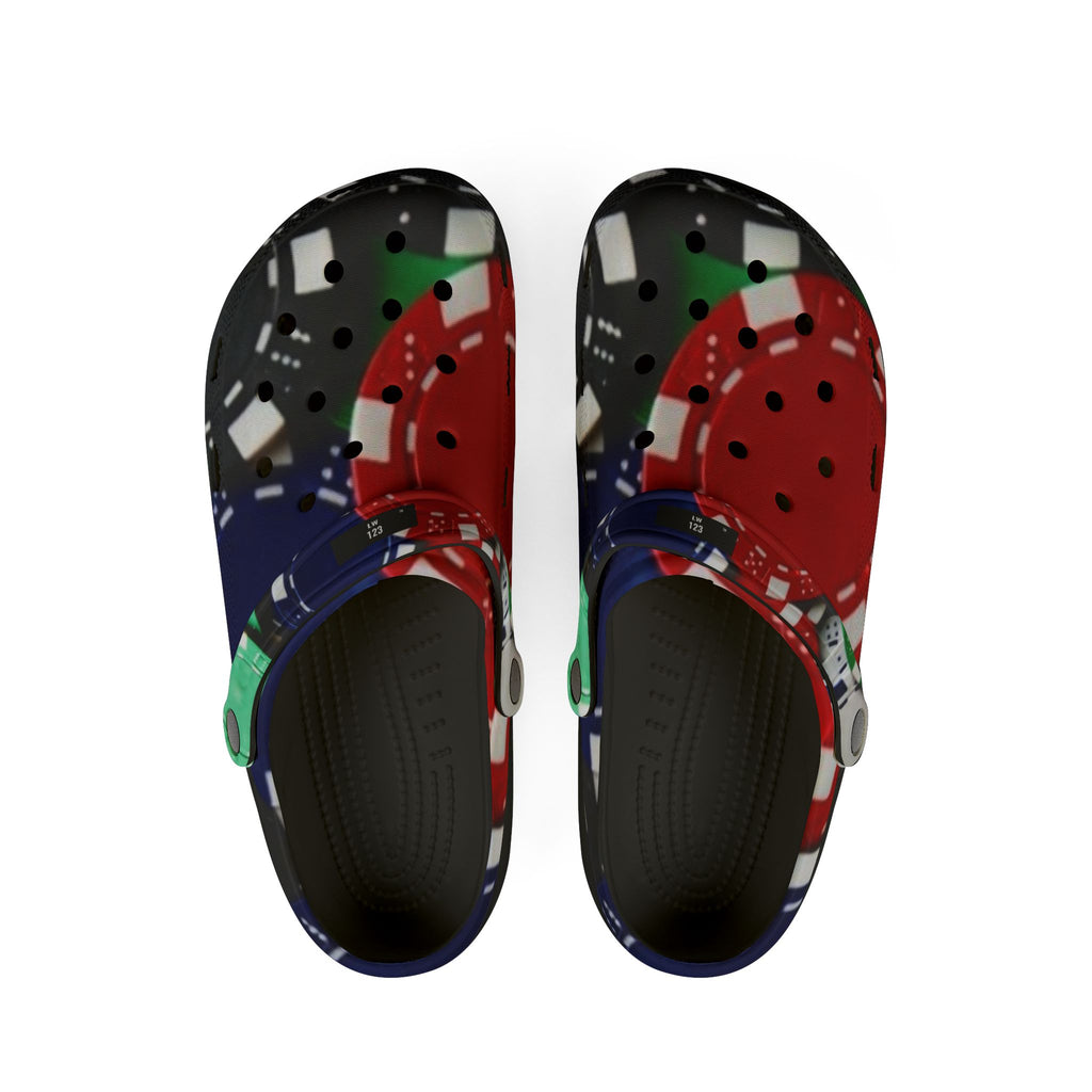 LW 123 Casino Poker Chip EVA Foam Clogs