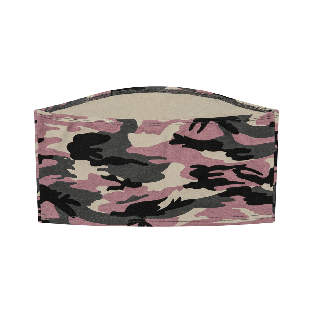 LW 123 Camo Cropped Tube Top