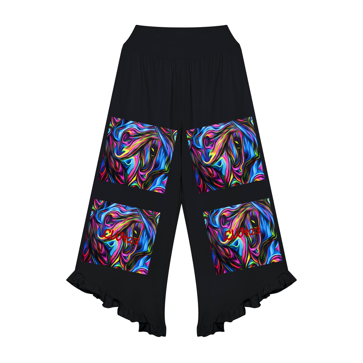 LW 123 Women’s Ruched Wide Leg Pants