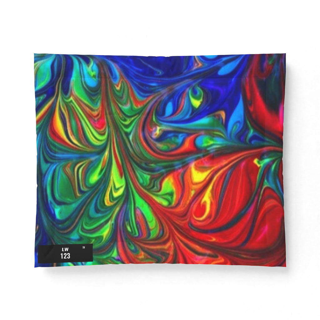 LW 123 Psychedelic Rainbow Swirl Cotton Comforter