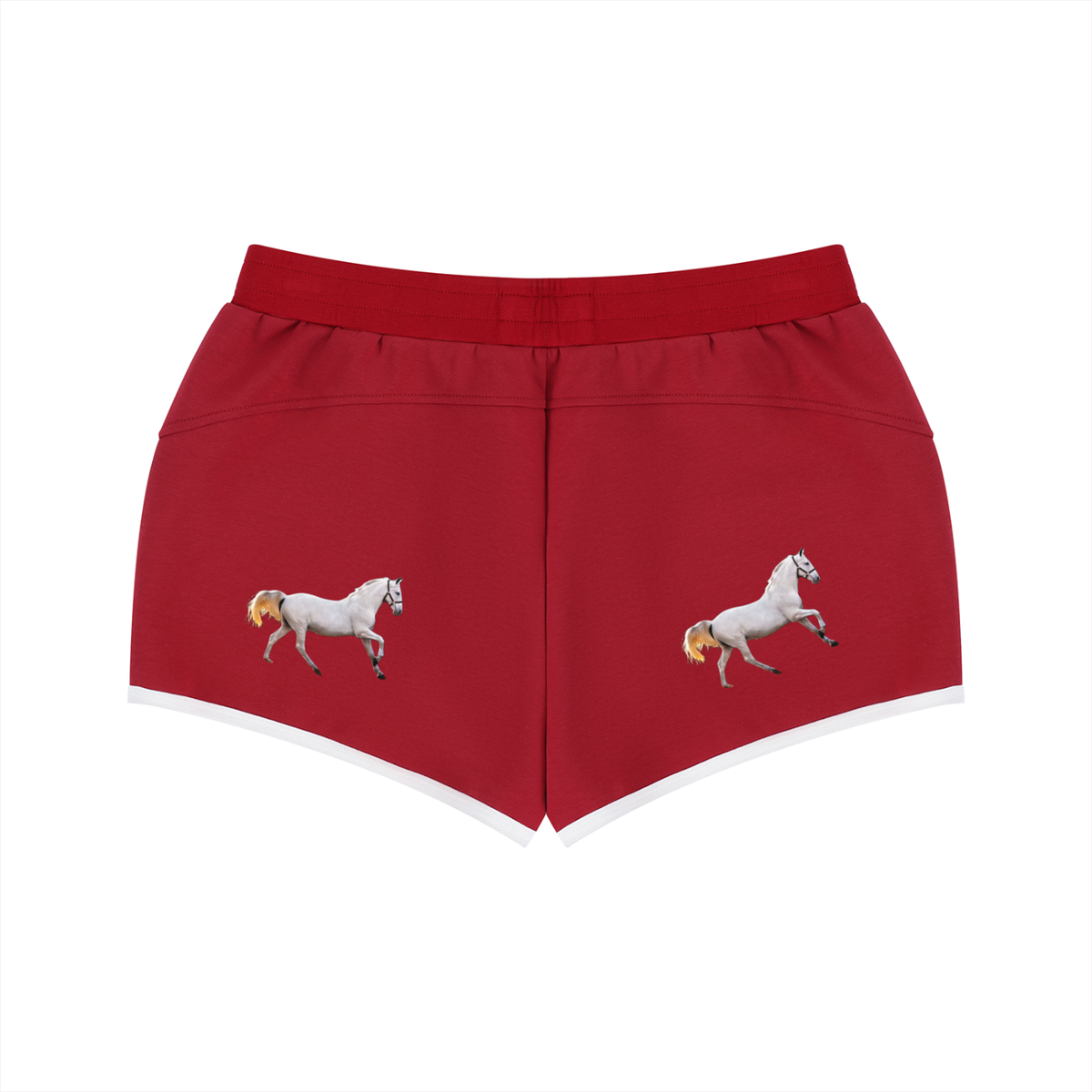 LW 123 Women's Retro Contrast Binding Shorts