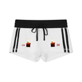 Women's Contrast Stripe Track Shorts