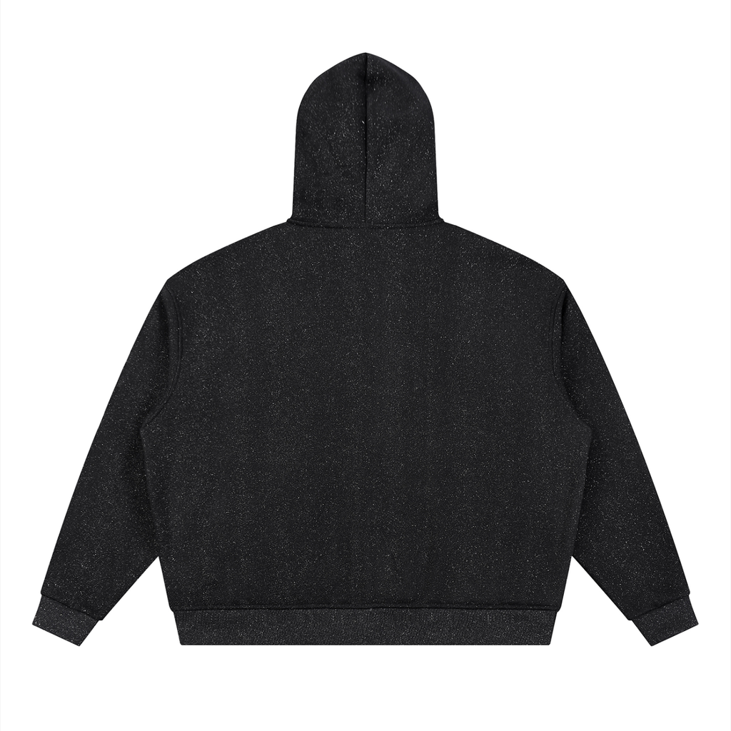 LW 123 Sparkles Full Zip Boxy Hoodie